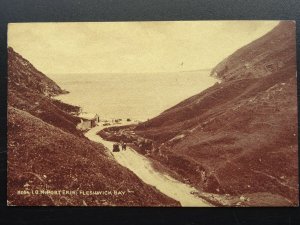 Isle of Man PORT ERIN Fleshwick Bay c1913 Postcard by Photochrom