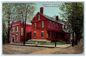 1913 YMCA Building & Gymnasium Exterior Nashua New Hampshire NH Posted Postcard