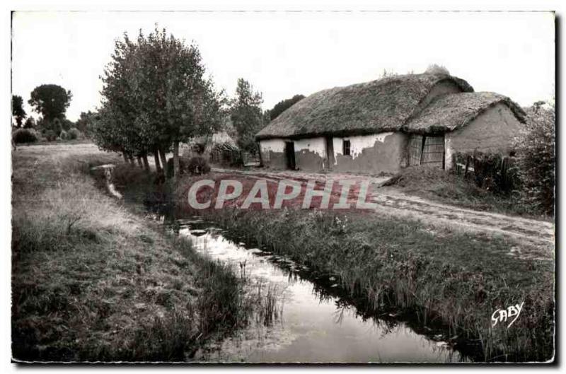 Old Postcard Saint Jean de Monts (Vendee) A Bourine