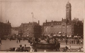 VINTAGE POSTCARD VERY EARLY STREET SCENE c. 1905 COPENHAGEN DENMARK PHOTO CARD