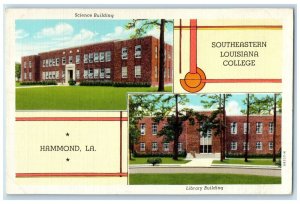 c1940 Science Building Southeastern Louisiana College Hammond Louisiana Postcard