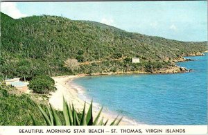 Postcard BEACH SCENE St. Thomas US Virgin Islands VI AN7189