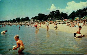 Connecticut East Lyme Beach At Rocky Neck State Park 1955