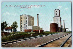 Marshall Minnesota MN Postcard Home Marshall's Best Milling Co. c1910's Vintage