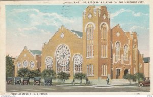 ST. PETERSBURG, Florida, PU-1929; First Avenue M. E. Church