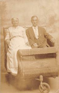 E4/ Atlantic City New Jersey NJ Real Photo RPPC Postcard c1910 Rolling Chair 12