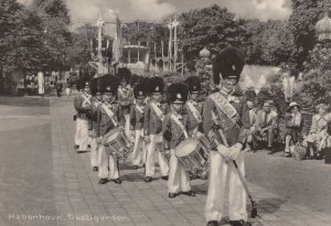 Kobenhavn Tivoligarden Denmark Military 1953 Real Photo Postcard