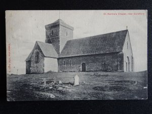 Surrey Guildford ST. MARTHAS CHAPEL c1910 Postcard by E. Gane Inge of Haslemere