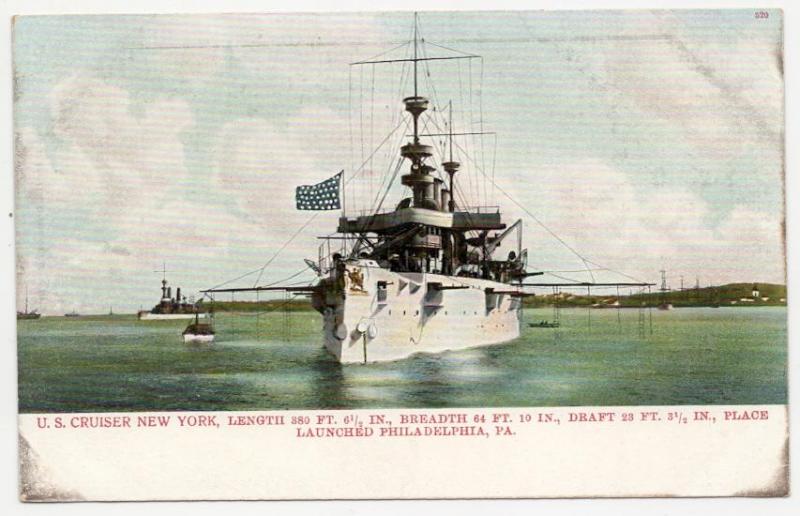 USS New York - Second Armored Navy Cruiser