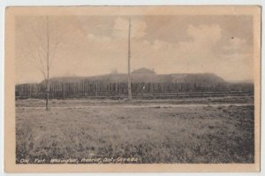 c1910-20 PRESCOTT Ontario Canada Postcard OLD FORT WELLINGTON