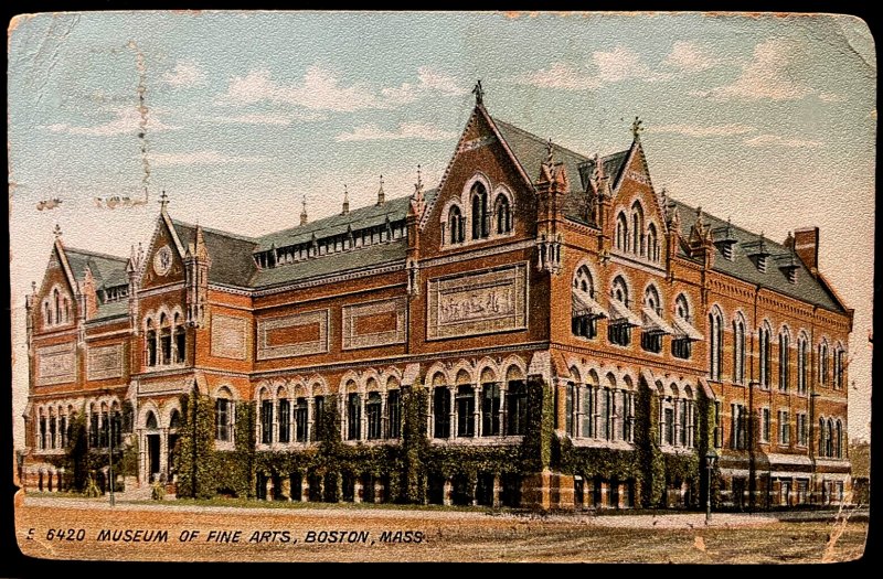 Vintage Postcard 1908 Museum of Fine Arts, Boston, Massachusetts (MA)