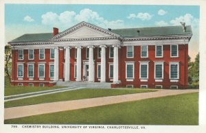 VINTAGE POSTCARD CHEMISTRY BUILDING UNIVERSITY OF VIRGINIA CHARLOTTESVILLE, VA