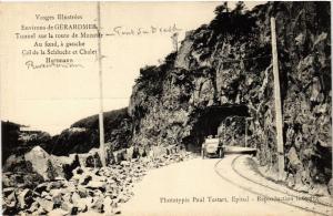 CPA Env. de GÉRARDMER Tunnel sur la route de Munster. (398142)