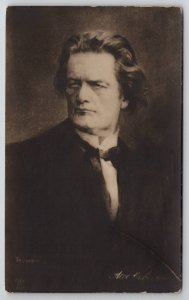 RPPC Anton Rubinstein Classical Composer Conductor Russian Jewish Postcard L38