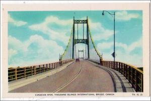 Canada - ON. International Bridge, Canadian Span, 1000 Islands