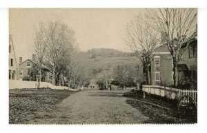 VT - Woodstock. South Woodstock Village looking North ca 1875