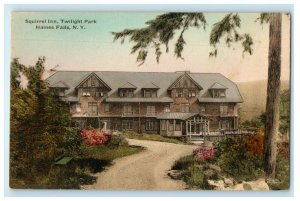 c1930's Squirrel Inn Twilight Park Handcolored Haines Falls New York NY Postcard