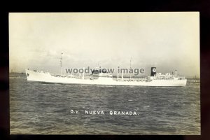 bf1200 - Norwegian Oil Tanker - Nueva Granada , built 1937 - postcard B Feilden
