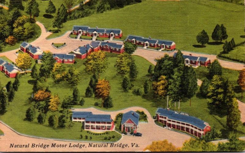 Virginia Natural Bridge Aerial View Natural Bridge Motor Lodge