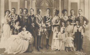 German royal house Kaiser Wilhelm II & Victoria Luise royal family