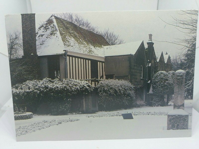 Vintage Postcard Prittlewell Priory in Winter Posted 1990 Southend on Sea Essex