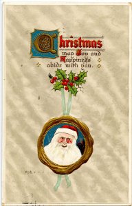 Greeting - Christmas, Santa Claus. Red Suit