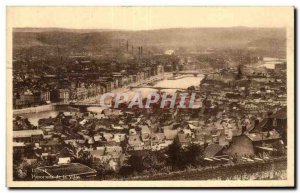 Old Postcard Liege City panorama