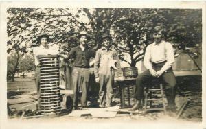 C-1910 Occupation Workers Coil Equipment RPPC real photo postcard 533