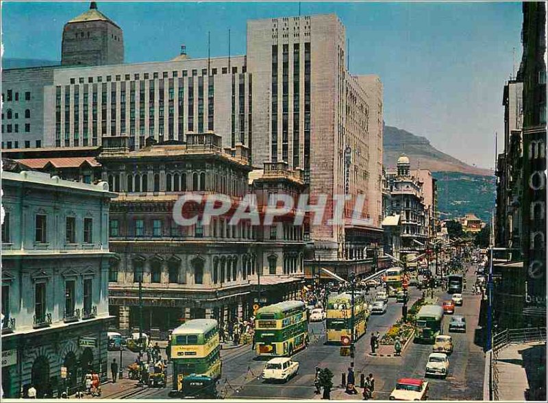 Postcard Modern Adderley Street Cape Town South Africa with Modern Building i...