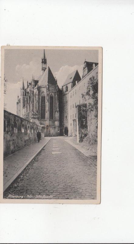 B79485 altenburg i thur schlosspartie germany front/back image