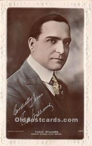 Earle Williams Famous Cinema Star Theater Actor / Actress Unused 