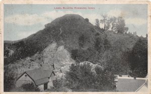 J66/ Hamburg Iowa Postcard c1910 Label Bluffs Geology Barn  5