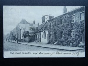 Cheshire TARPORLEY High Street c1903 Postcard by Unique Series