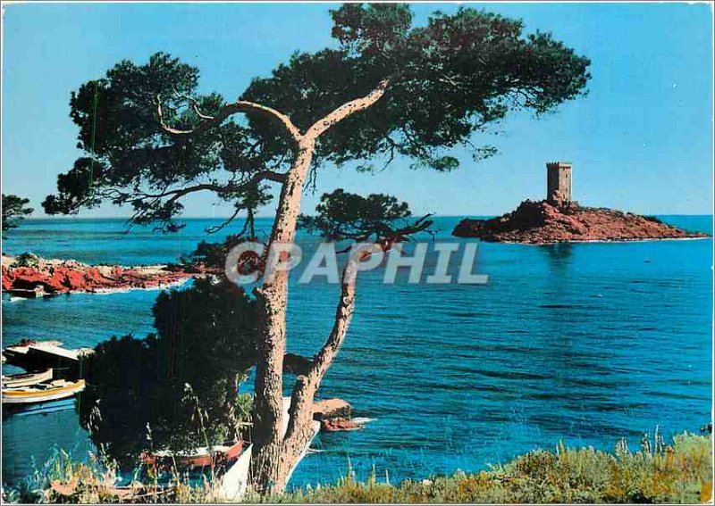 Postcard Modern Dramont (Var) Golden Island