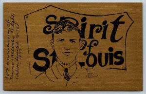 VIntage Airline Airplane Postcard - Spirit of St. Louis - LTD. to 300!!