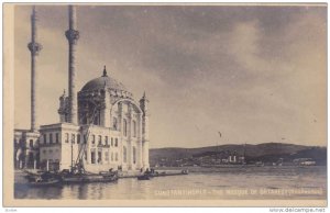 RP, Boats, The Mosque Of Ortakeuy (Bosphorus), Constantinople, Turkey, 1900-1...