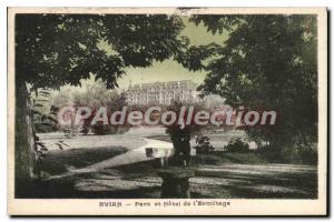 Old Postcard Evian by this Htel Hermitage