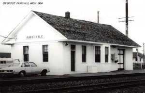 Fairchild Washington DN Depot Train Station Real Photo Postcard AA33065