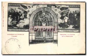 Old Postcard Domremy La Pucelle (Vosges) Frescos In The Crypt Of The Basilica...