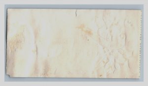 1880s-90s Embossed Victorian Please Do Not Open Until Christmas Label P84