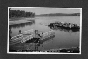 AR Henderson Ferry LK NORFORK ARKANSAS Real Photo RPPC Postcard