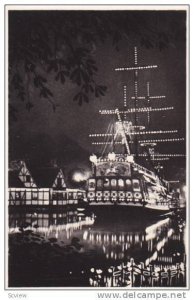 RP, The Frigate St. Georg On The Tivoli-Lake, Tivoli, Copenhagen, Denmark, 19...