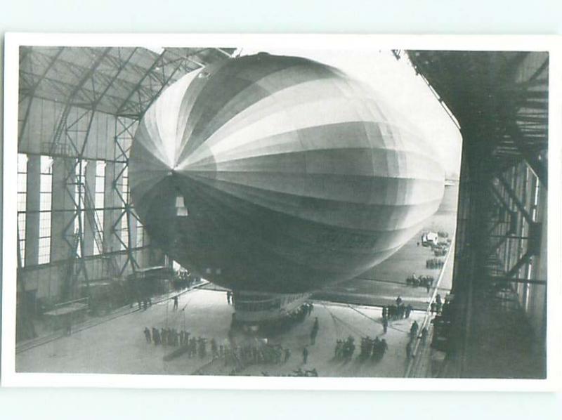 Reprint rppc ZEPPELIN - AVIATION SCENE Reprint Postcard AB2296