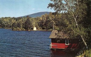 PLEASANT LAKE New London, NH Don Sieburg 1964 Vintage Postcard