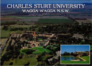 Wagga Wagga, NSW Australia  CHARLES STURT UNIVERSITY  Aerial View  4X6 Postcard