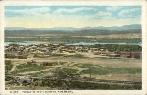 Fred Harvey H-1567 Pueblo of Santo Domingo NM c1920 Postcard rpx