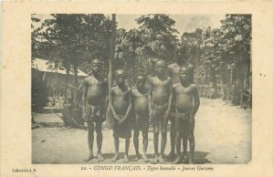 French Congo Bacoulis native types 1913 