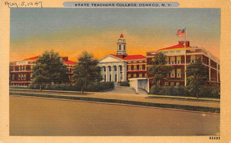 State Teachers College Oswego, New York NY