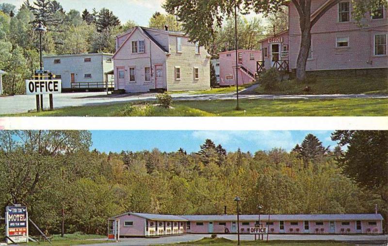 North West Brewer Maine Ebb Tide Motel Multiview Vintage Postcard K59781