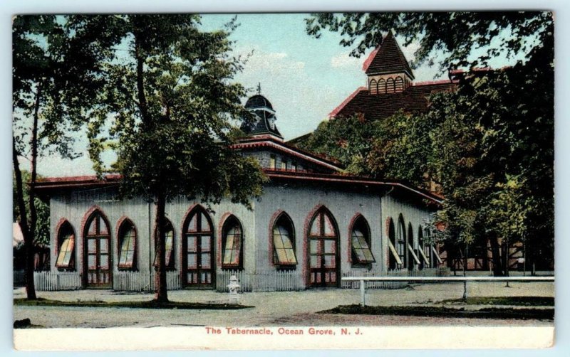 OCEAN GROVE, New Jersey NJ ~  THE TABERNACLE 1910  Monmouth County  Postcard